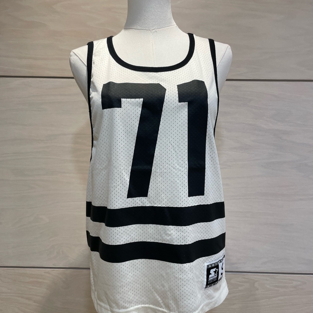 White and Black Sports Jersey